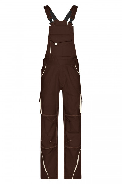 JN848 Workwear Pants with Bib - COLOR - / Latzhose