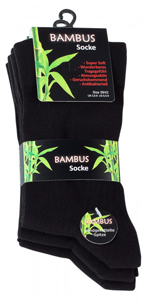 Unisex BAMBUS Socken 3er Pack / Socken