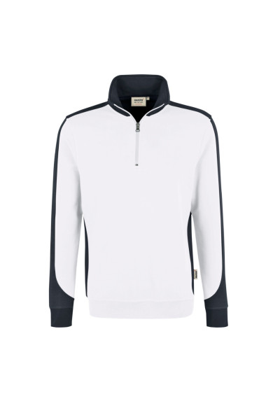 476 HAKRO Zip-Sweatshirt Contrast MIKRALINAR® / Troyer